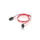 C2G 7-Pin SATA Cable - 3 Foot 180?? To 90?? Angle Red Data Cable For Hard Drives