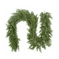 thumbnail image 2 of Artificial Norfolk Garlands Green Plastic Fake Garland for Christmas Indoor Outdoor Mantle Wall Table Wedding Decoration, 2 of 5