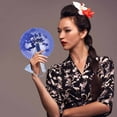 thumbnail image 3 of Magnetic Suction Folding Fan | Ancient Style | Children's Dance Hanfu Fan | 18CM/36CM | Lightweight Polyester | Easy Open Design | DIY Crafts & Photography Prop | Elegant Gift Option, 3 of 5