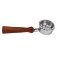 thumbnail image 1 of Stainless Steel Bottomless Portafilter With Dual Ear Design, Enhance Coffee Flavor And Texture, 1 of 8