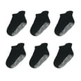 thumbnail image 3 of 6 Pcs Bas pour Enfants avec Bonne Élasticité Confortables à Porter Style Simple Bonne Fabrication Noir 12-14, 3 of 6