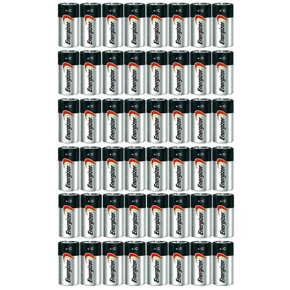 ENERGIZER E93 Max ALKALINE C BATTERY Made in USA Exp. 12-2024 or later - 48 Count