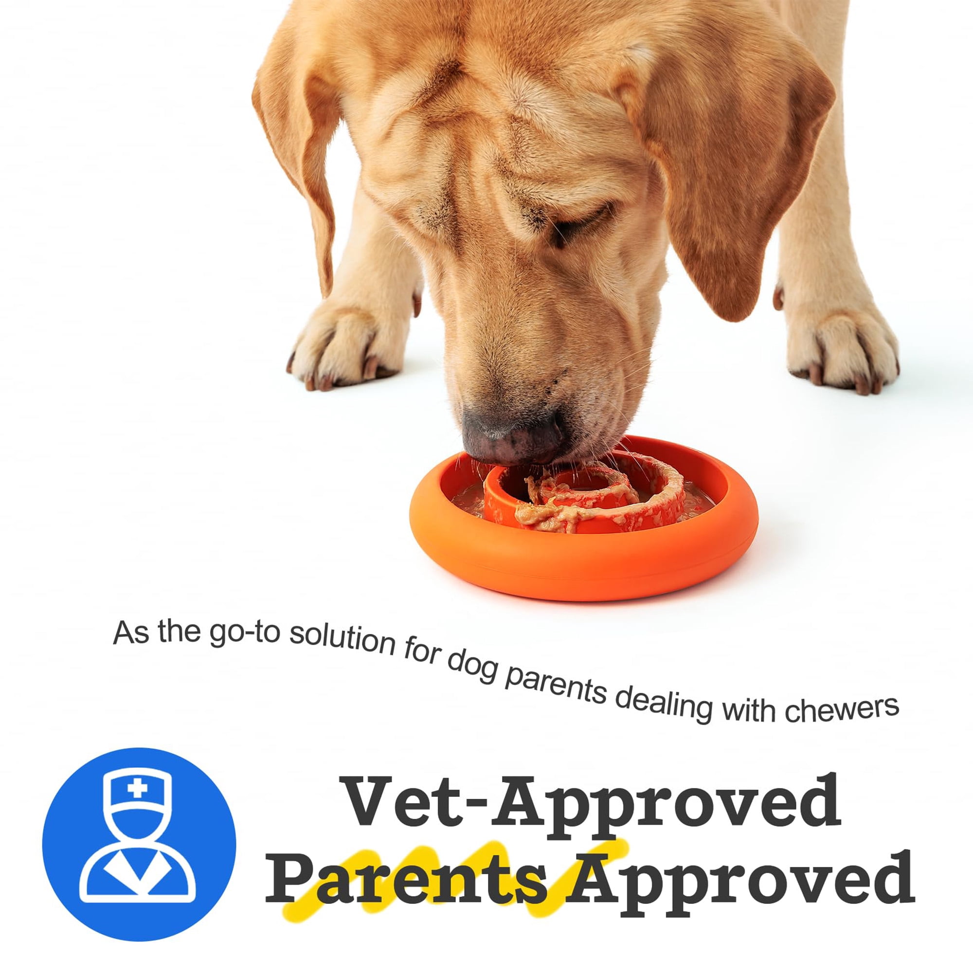 Slow feeder lick mat for dogs,durable natural rubber interactie enrichment toy,keeps dogs busy with frozen treats,promotes eating habits and reduces stress,perfect for medium and large breeds, red
