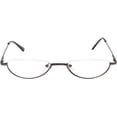 thumbnail image 1 of Agstum Lunettes de Lecture Rétro en Métal Demi-Lune avec Charnière à Ressort Lecteurs Demi-Sans Monture, 1 of 10