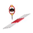 thumbnail image 3 of funtasica Mini Surveying for Field Construction Jobs Outdoor Heavy Duty Building Land Surveying Tool for Total Station 4Pcs Poles 0mm, 3 of 8