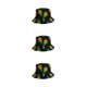 thumbnail image 5 of Sombrero de pescador Jumpingount estampado para hombres y mujeres Color blanco, 5 of 6