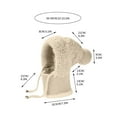thumbnail image 3 of CaiYueKe Warm Knitted Hat Scarf Mask Set for Women Winter Fleece Lined Windproof Cold Weather Ski Beanie Neck Gaiter Balaclava Face Cover Outdoor Sports, 3 of 9