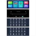 thumbnail image 5 of 10.26 Pulgadas 4K DVR Monitor de Coche Carplay Android Auto Dashboard ADAS Dash Cam Cámaras Duales Navegación GPS WIFI FM IPS Pantalla A, 5 of 5