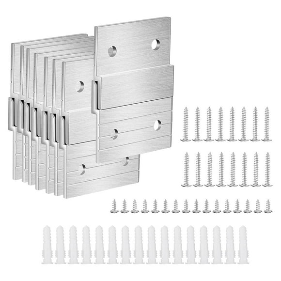 yingyy Heavy Duty French Cleat Picture Hangers With Screws For Art Frame Hanging Clips Resistance To Deformation