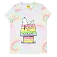 thumbnail image 2 of Peanuts Girls' Snoopy Dream In Color Tie-Dye Character Pajama Set Shorts, 2 of 7