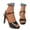 Black2, variant on Women's Stiletto High Heel Platform 4.3in Ultra High Sandals Sexy Summer