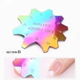 thumbnail image 1 of FcBaudy Three-color Crystal French Nail Template Stainless Steel Color Template Modeling steel plate, 1 of 1