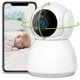 thumbnail image 2 of Lankey Cámara de seguridad interior 360 grados Pan/Tilt WiFi Cámaras para seguridad en el hogar Cámara de interior enchufable para el hogar Cámara de monitor de mascotas para bebés Lankey Monitor de bebé, 2 of 6
