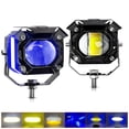 thumbnail image 4 of Nishore Motorcycle Auxiliary Lights,120w 12000lm 2 Pcs Atv Utv Waterproof Auxiliary With Mount Pcs 120w Kit Atv Mount Kit Modes Led 12000lm Auxiliary With Utv Suv 12000lm 6 Modes Waterproof, 4 of 5