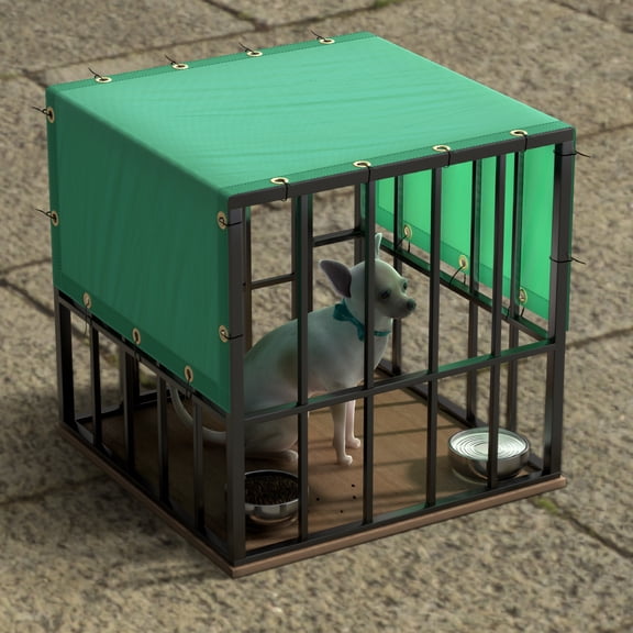 ColourTree 90% Sunblock Fabric 2'x18' Turquoise Custom Size Waterproof Shade Cloth/Privacy Screen with Grommets for Pergola, Outdoor, Patio, Garden Fence, Apartments Railing Cover Canopy