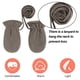 thumbnail image 3 of Guantes de esquí con forro polar grueso para bebé, guantes cálidos con dedos completos para invierno para niños pequeños, 3 of 5