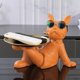 thumbnail image 4 of Escultura francesa, llavero, estatua de perro, almacenamiento de artículos diversos, figura de animal, escritorio naranja, 4 of 5