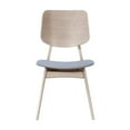 thumbnail image 2 of New Classic Furniture Oscar Wood Back Side Chair in White Ash (Set of 2), 2 of 10