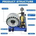 thumbnail image 2 of HNZXIB Hydraulic AC Hose Crimper High Pressure Crimps 1/8-1inch Manual Hose Crimping, 2 of 13