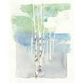 thumbnail image 3 of Tillmon, Avery 12x14 Black Modern Framed Museum Art Print Titled - Aspens I, 3 of 5