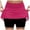 Hot Pink, variant on Womens Skorts with Pockets Tummy Control Plus Size Athletic Pants with Pockets Fashion Casual Short Skirt Purple, XXL