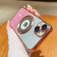 thumbnail image 3 of Funda magnética MagSafe para iPhone 13, protección total, delgada, a prueba de golpes, antiarañazos, con purpurina y protector de lente de cámara, vista del logotipo y a prueba de polvo, 3 of 7
