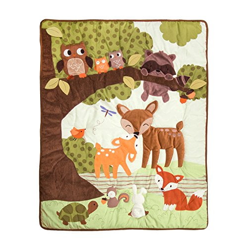 Woodland Tales 4 Piece Baby Crib Bedding Set by Lambs & Ivy Walmart