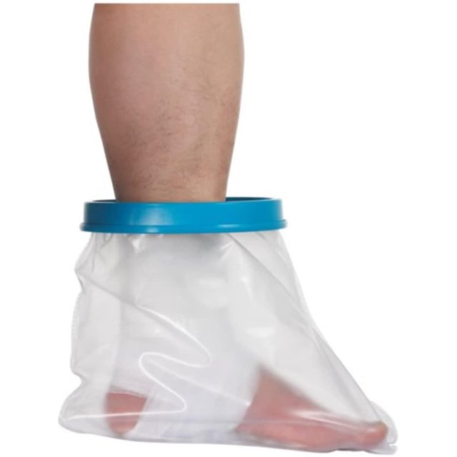 Adult Foot Cast Covers For Shower, Waterproof Shower Bandage And Cast Protector For Shower And Bath Watertight Protection To Broken Surgery Foot Ankle