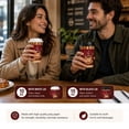 thumbnail image 4 of VeZee 10 Oz Disposable Colored Tea&Coffee Cups Printed, Poly Paper Durable Hot Cup ONLY For Hot/Cold Drink, Coffee Cups, Tea, Cocoa, Travel, Hot Chocolate, Chai, Latte & Hot Soup|100CT, 4 of 4