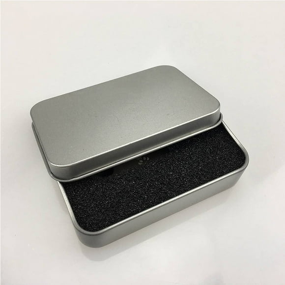 Queilt 1Pcs/Lot Metal Box Rectangle Sealed Small Tools Boxes Storage Coins Helmet Box Iron Container