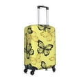 thumbnail image 3 of Xecao Golden Glitter Butterflies print Elastic Luggage Cover, with double-sided print , is perfect for travel, business, and daily use, 3 of 9