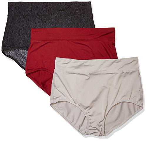 Warner's Women's No Pinching No Problems 3 Pack Micro Brief Tailored ...