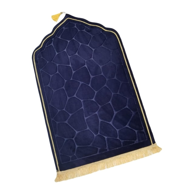 Alfombra de oración musulmana islámica, alfombra de franela, alfombra de oración Eid para niños, hombres y mujeres Estilo L Soledad Alfombra de rezo
