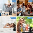 thumbnail image 5 of Portable Misting Fan, Rechargeable Cooling Mister Fan With 7 Color Nightlights, Mist Fan With 300ml Water Tank, 5 of 5