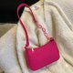 thumbnail image 4 of Bolso Bolso Mano Femenino Fieltro Portátil Informal para El (rosa Roja), 4 of 8
