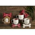 thumbnail image 2 of Mud Pie, White, Christmas Dog Mug & Toy Set, toy 3 1/2" x 6" | mug 12 oz, 2 of 3