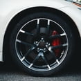 thumbnail image 2 of Shisuyan 4pcs Car Wheel Hub Stickers Vehicle Center Hub Cap Stickers Car Wheel Hub Decals, 2 of 8