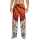 thumbnail image 1 of Fotbe Basketball Shot Pantalones de Pijama para Hombre, Pantalones de Dormir, Pantalones de Casa con Cintura Ajustable y Bolsillos-Small, 1 of 6