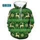 thumbnail image 5 of Sudadera con capucha con estampado de copos de nieve y renos de Feliz Navidad para hombres y mujeres, sudadera con capucha holgada de gran tamaño con estampado 3D para hombres, 5 of 5