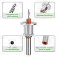 thumbnail image 4 of Countersink Drill Bit Combo, Countersink Drill Bit Set Consistent Depth With Case For Metal, 4 of 8
