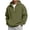 Army Green, variant on Mens Quarter Zip Essentials Hoodies Long Sleeve Drawstring Pullover Hooded Sweatshirts Casual Lightweight Athletic Sports Shirts