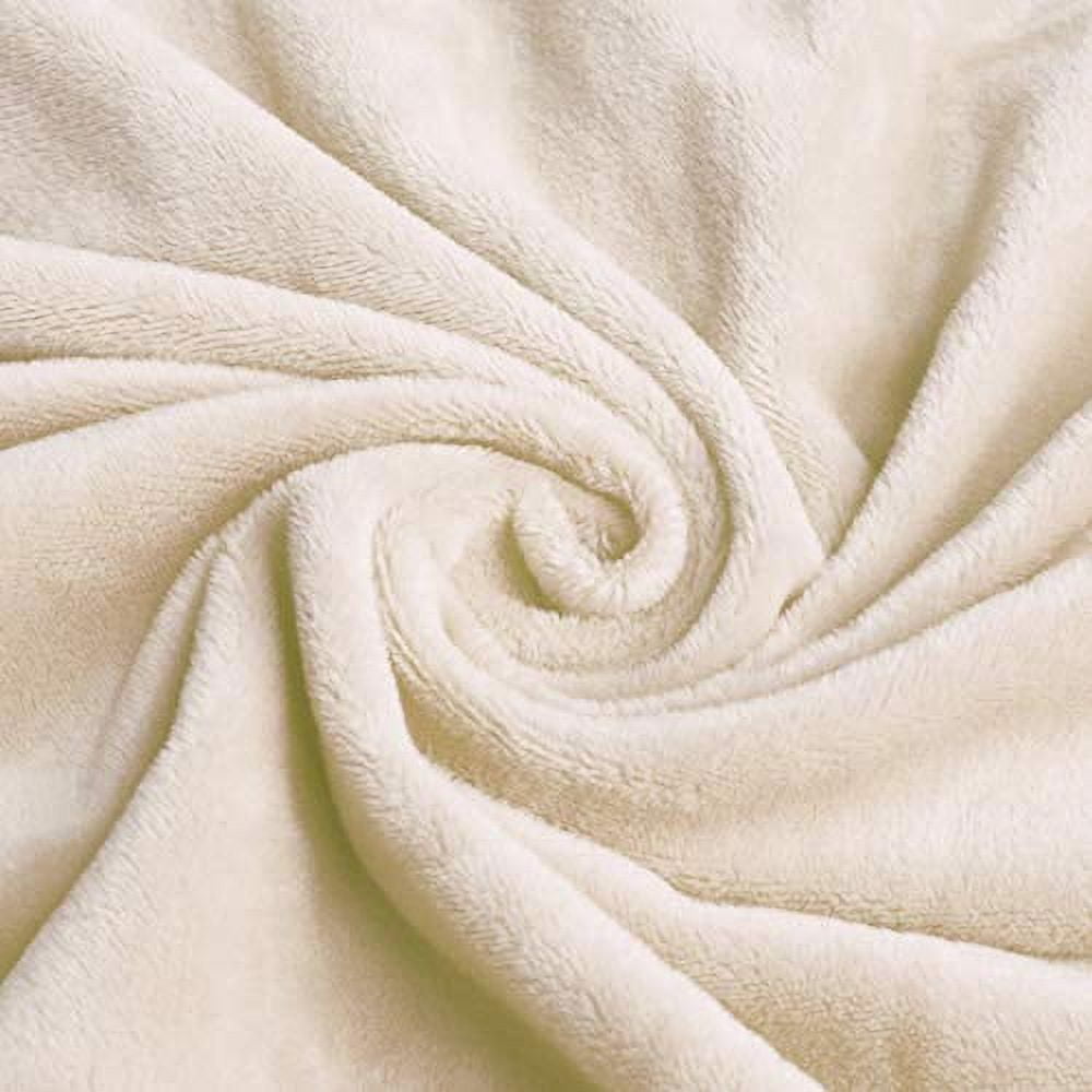 TL Care Heavenly Soft Chenille Fitted Mini Crib Sheet 24" x 38", Warm and Cozy Chenille Portable Sheet, Cream, for Boys and Girls, Fits Most Pack N Play Mattresses