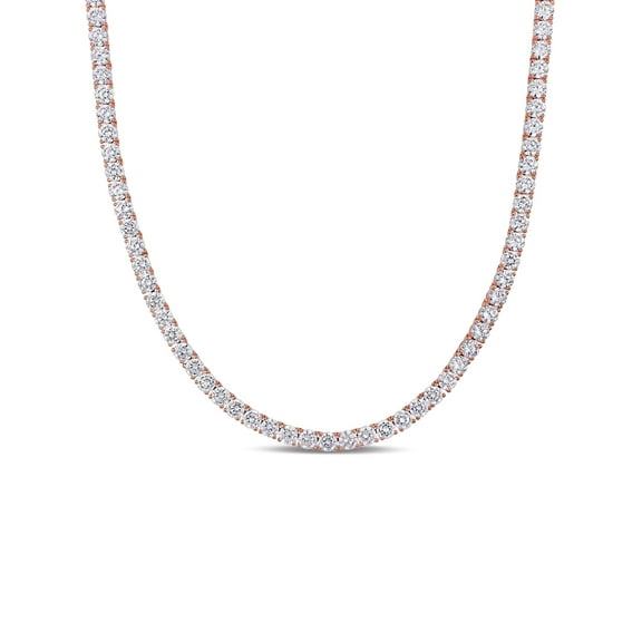 Everly Women's Cubic Zirconia Sterling Silver Tennis Necklace