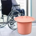 thumbnail image 5 of Compact Spittoon with Lid Splashproof Urinal Pot for Outdoor Camping Car Elderly Pink, 5 of 8