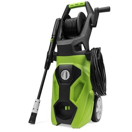 Best Choice Products 2030PSI 1.4 GPM Electric Power Pressure Washer for Car, Deck, House w/ Adjustable Nozzle, Soap Bottle, 19ft Hose, Hose (Best Power Washer For The Money)