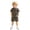 106Grey485, variant on XAOFW Baby Boy Outfits Short Sleeve Button Down Shirts Shorts Toddler Kids Back To School Gentleman Sets 6-12 Months