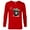 New Red, variant on Star Wars Grogu Halloween Skeleton Costume Force Float Candy - Long Sleeve T-Shirt for Men - Customized-Athletic Heather