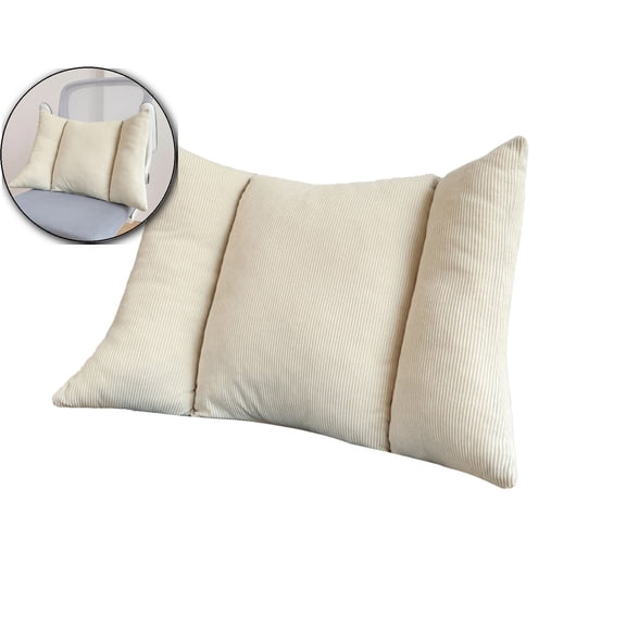 Lumbar Support Pillow for Office Chair and Car Seat, Foam Back Support Pillow for Contoured Lower Back Support & Pain Relief, for a Long Time Sitting Waist Pillow