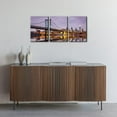 thumbnail image 2 of Hieng Wall Art for Living Room Cleveland Skyline Canvas Art Prints Ohio Cityscape Home Decor City Landscape Painting Picture Modern Artwork Wall Decor (only canvas), 2 of 6