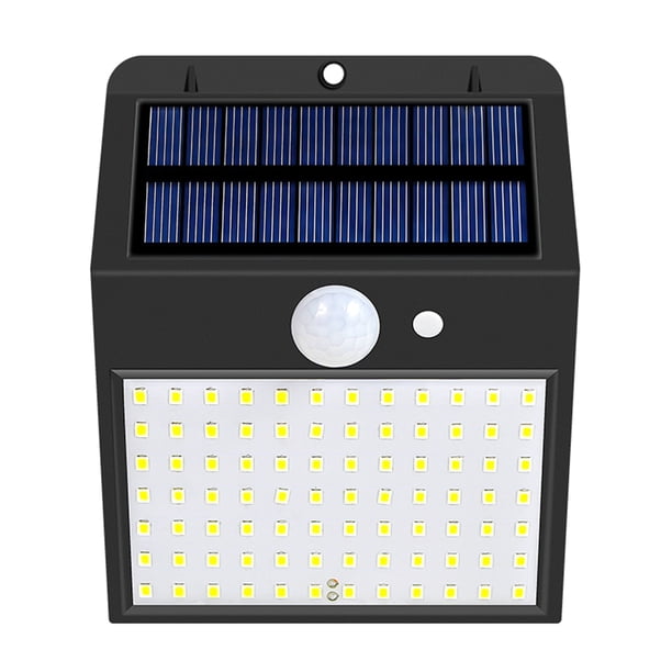 Lámpara de exterior Irfora 170 LEDs Luz de energía con energía solar Lámpara para exteriores Luces de valla de calle de pared Control de luz sensible / sensor de movimiento PIR Detector de movimiento Irfora Lámpara de exterior